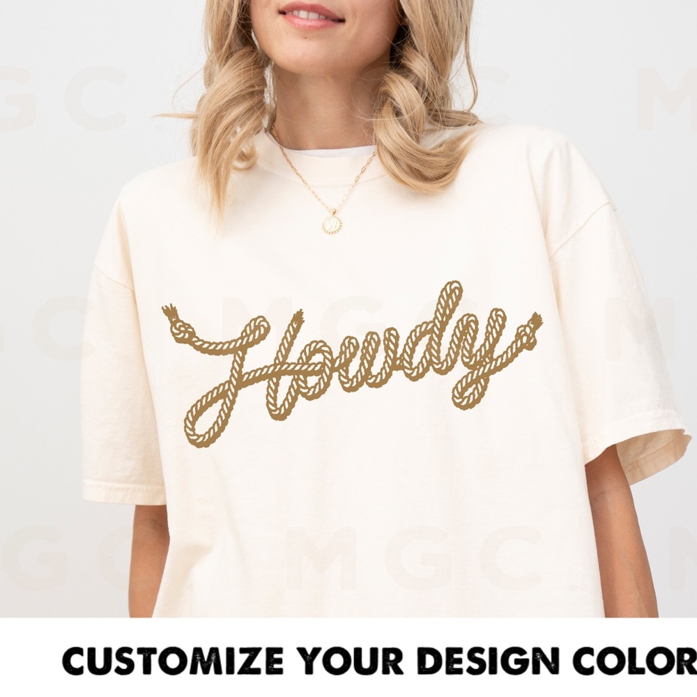 Comfort Colors Howdy Shirt